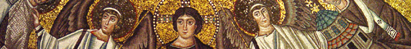 Martyr Vitale and Christ as the Judge (detail) / 521-547 (Click the picture for more information)